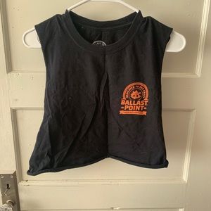 Ballast point cropped tank top